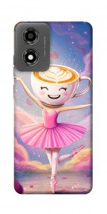 Чехол Ballerina illustration для Motorola Moto E14