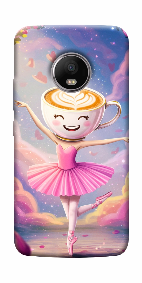 Чехол Ballerina illustration для Motorola Moto G5S