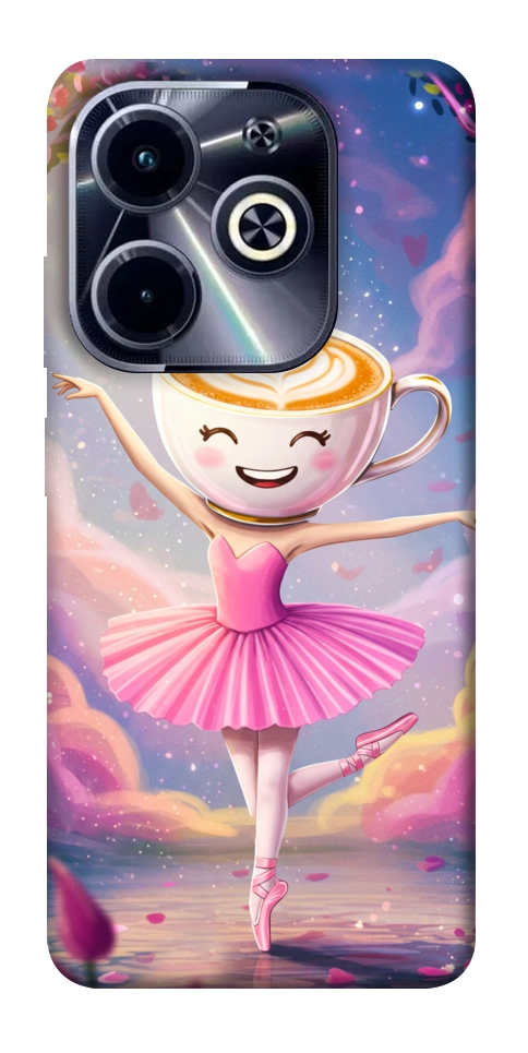 Чехол Ballerina illustration для TECNO Spark 20
