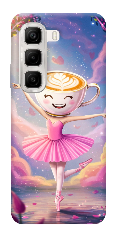 Чехол Ballerina illustration для Infinix Hot 50 4G
