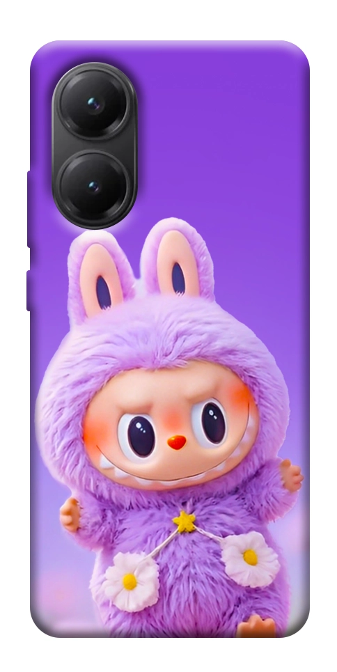Чохол Labubu purple для Xiaomi Poco X7 Pro