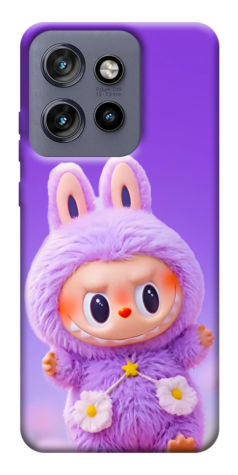 Чехол Labubu purple для Motorola Edge 50 Neo