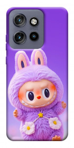 Чехол Labubu purple для Motorola Edge 50 Neo