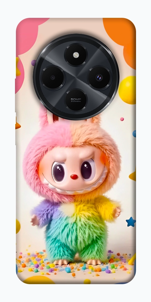 Чехол Сolorful Labubu для Xiaomi Redmi 14C