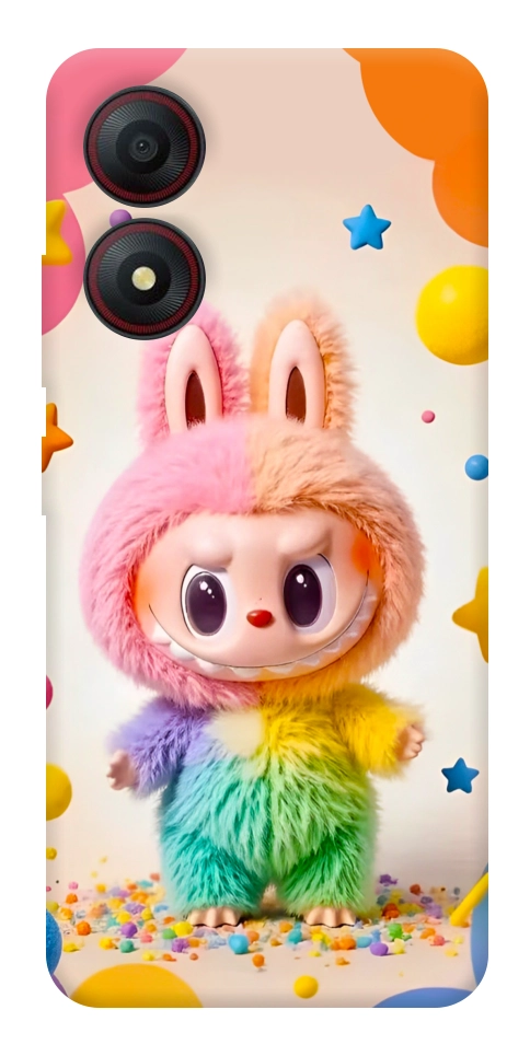 Чехол Сolorful Labubu для ZTE Blade A34 4G