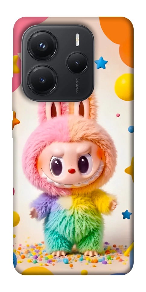 Чехол Сolorful Labubu для Xiaomi Redmi Note 14 5G