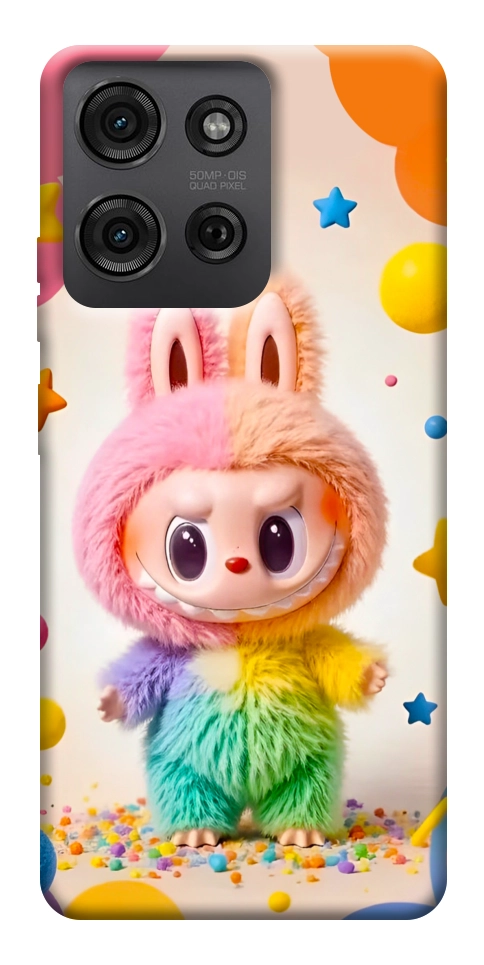 Чохол Сolorful Labubu для Motorola Moto G75 5G
