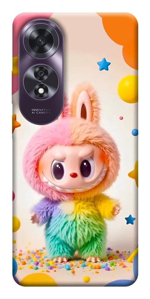 Чехол Сolorful Labubu для Oppo A60 4G