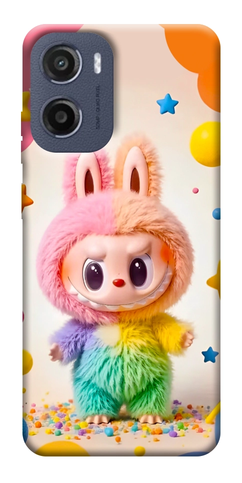 Чехол Сolorful Labubu для Motorola Moto E15