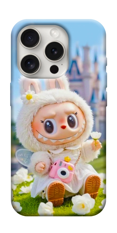 Чехол Cute Labubu для iPhone 16 Pro