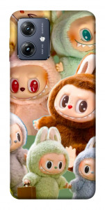 Чохол Labubu smile для Motorola Moto G54