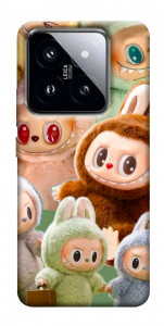 Чехол Labubu smile для Xiaomi 14 Pro