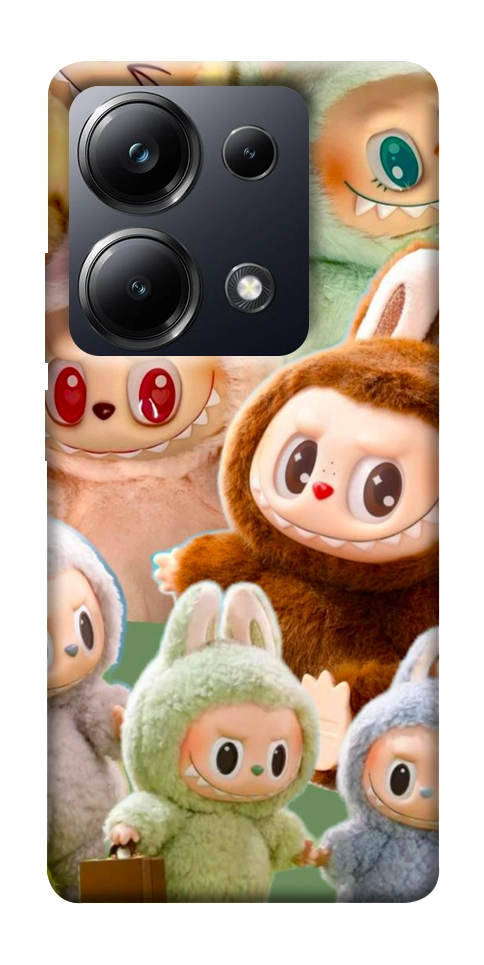 Чехол Labubu smile для Xiaomi Poco M6