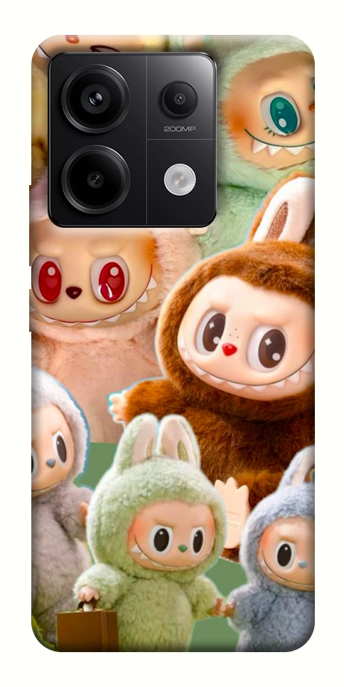 Чехол Labubu smile для Xiaomi Redmi Note 13 Pro 4G