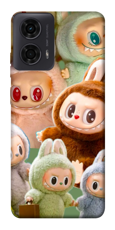 Чехол Labubu smile для Motorola Moto G04