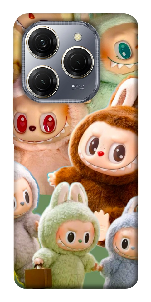 Чохол Labubu smile для TECNO Spark 20 Pro