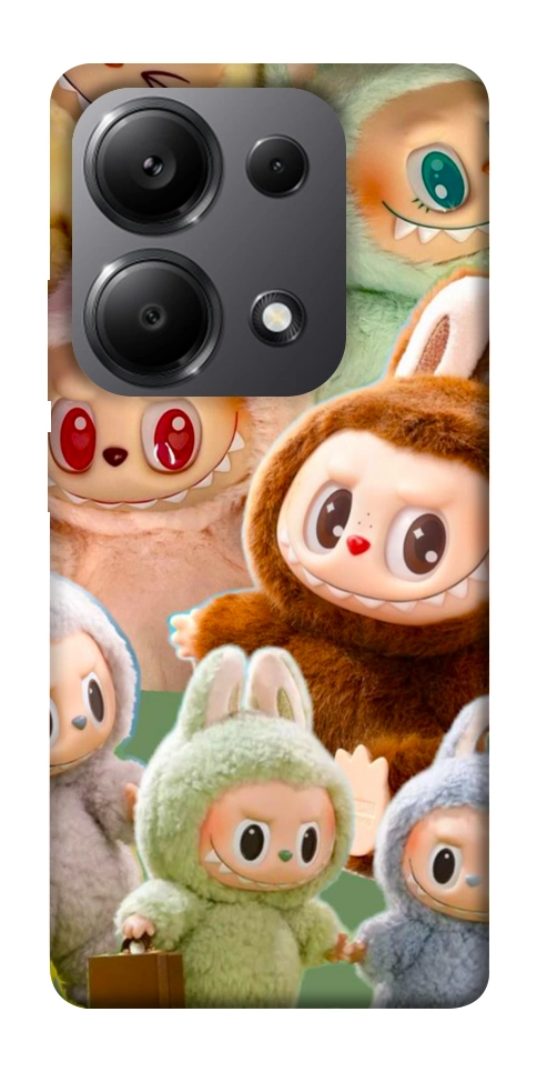 Чохол Labubu smile для Xiaomi Redmi Note 13 Pro 5G