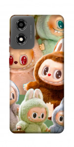 Чехол Labubu smile для Motorola Moto E14