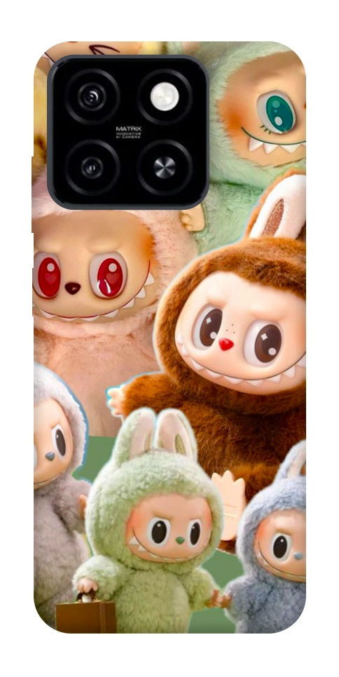 Чехол Labubu smile для ZTE Blade A55 4G