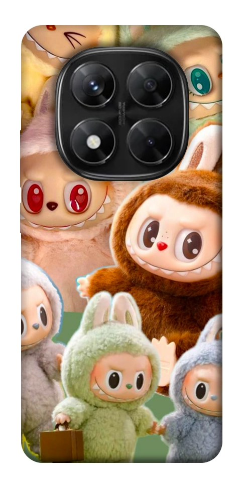 Чехол Labubu smile для Xiaomi Redmi Note 14 Pro 5G