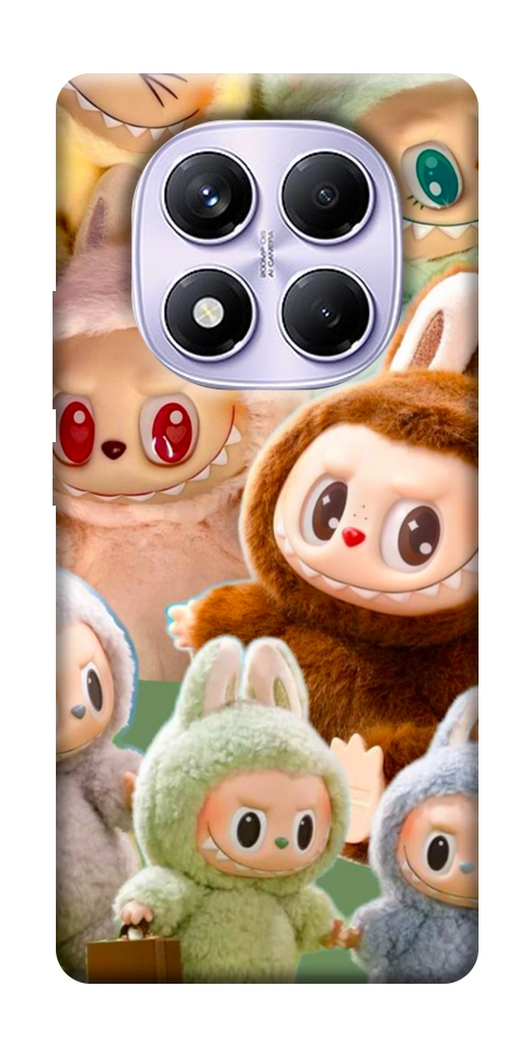 Чехол Labubu smile для Xiaomi Redmi Note 14 Pro 4G