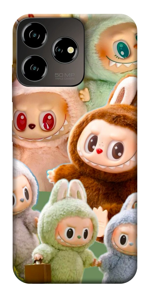 Чехол Labubu smile для ZTE Blade V50 Design 4G