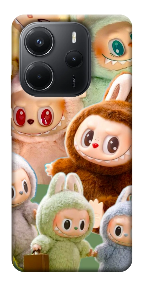 Чохол Labubu smile для Xiaomi Redmi Note 14 4G (Europe version)