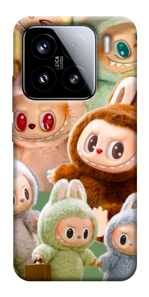 Чехол Labubu smile для Xiaomi 15