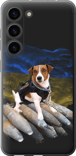 Чохол для Samsung Galaxy S23 Патрон (Білий)