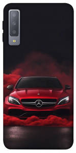 Чехол Red Mercedes для Galaxy A7 (2018)