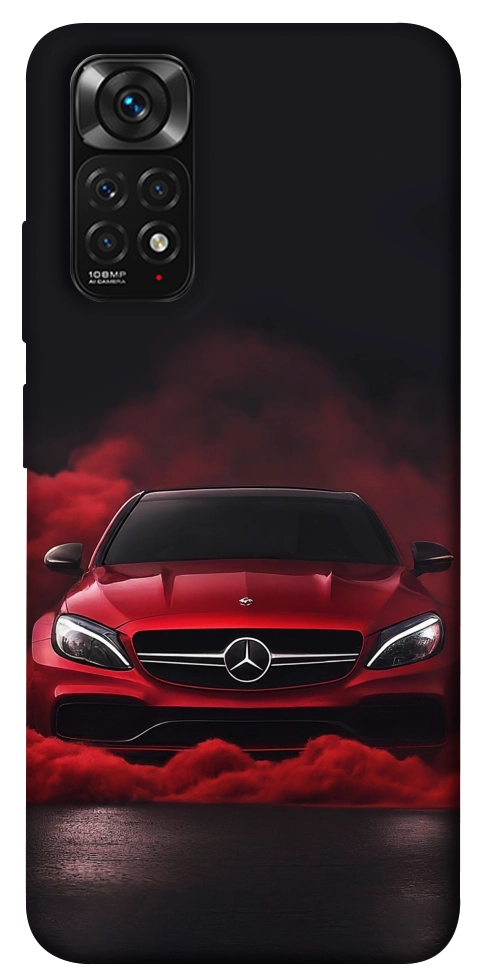 Чехол Red Mercedes для Xiaomi Redmi Note 11 (Global)