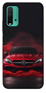 Чехол Red Mercedes для Xiaomi Redmi Note 9 4G