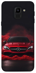 Чехол Red Mercedes для Galaxy J6 (2018)