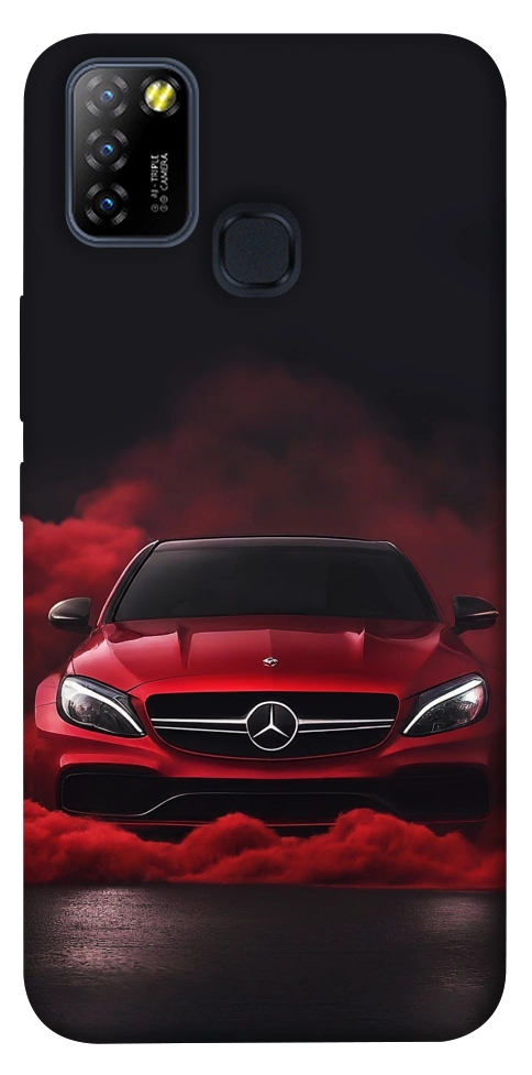 Чехол Red Mercedes для Infinix Hot 10 Lite