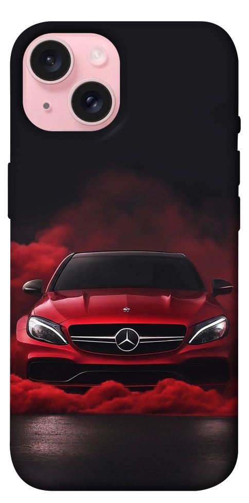 Чехол Red Mercedes для iPhone 15
