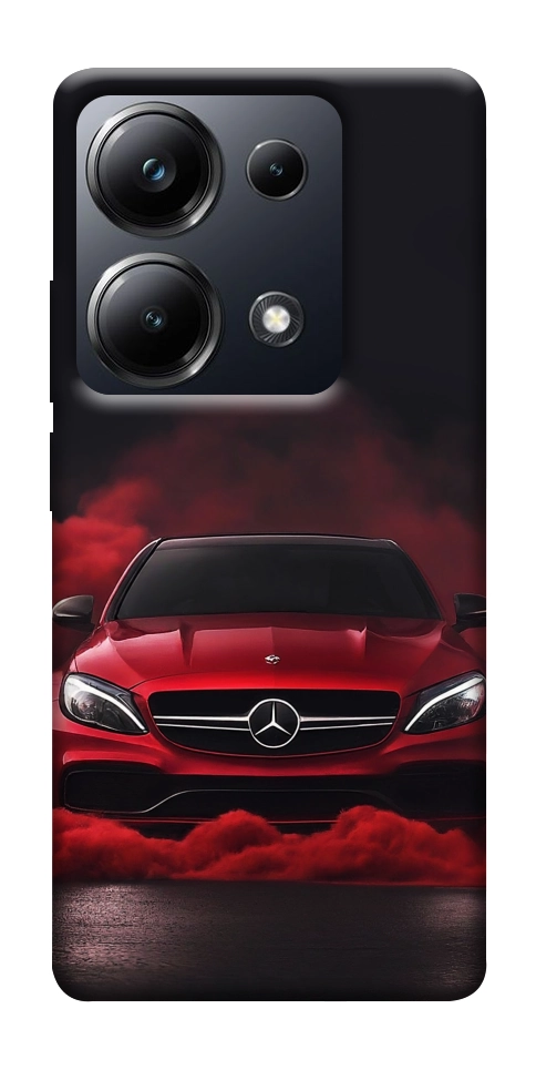 Чехол Red Mercedes для Xiaomi Poco M6