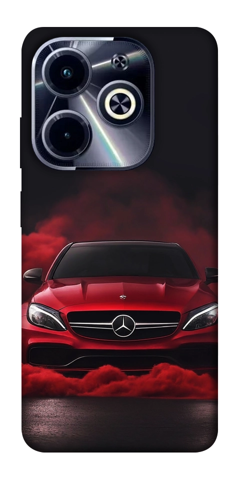 Чохол Red Mercedes для Infinix Hot 40i