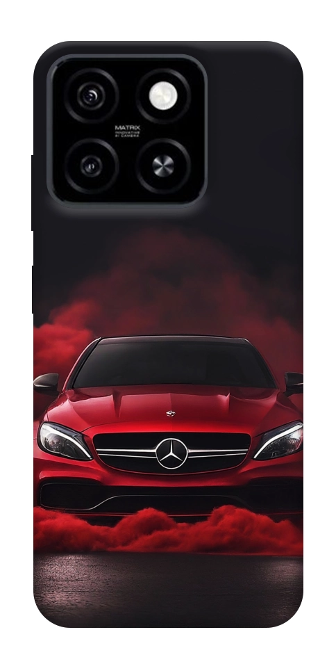 Чехол Red Mercedes для ZTE Blade A55 4G
