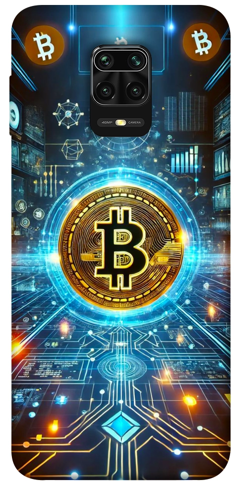 Чехол Neo bitcoin для Xiaomi Redmi Note 9 Pro