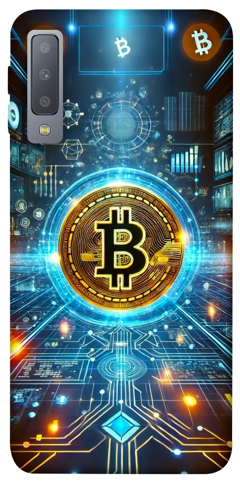 Чохол Neo bitcoin для Galaxy A7 (2018)