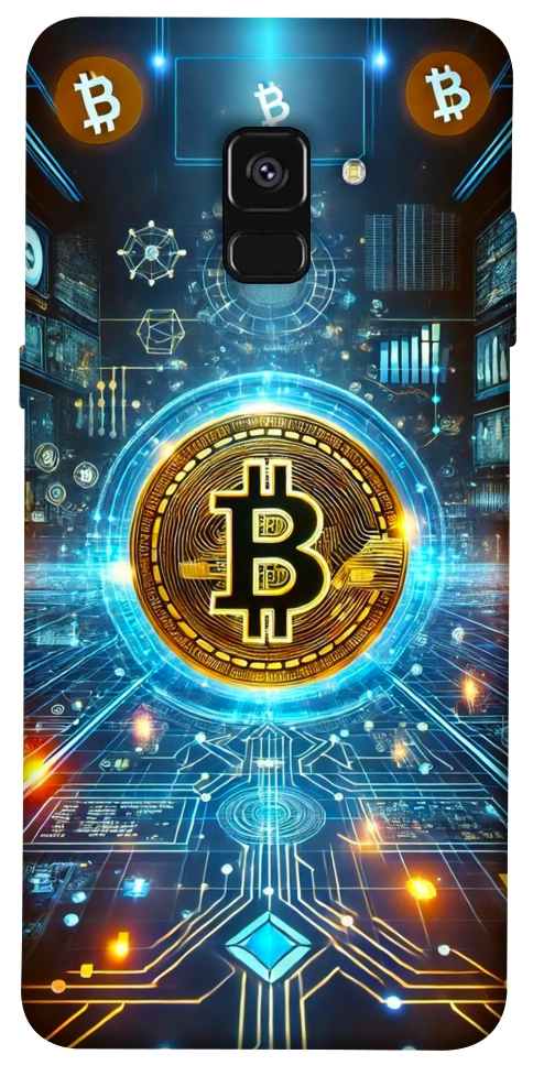 Чехол Neo bitcoin для Galaxy A8 (2018)