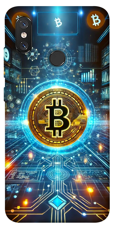Чехол Neo bitcoin для Xiaomi Mi 8