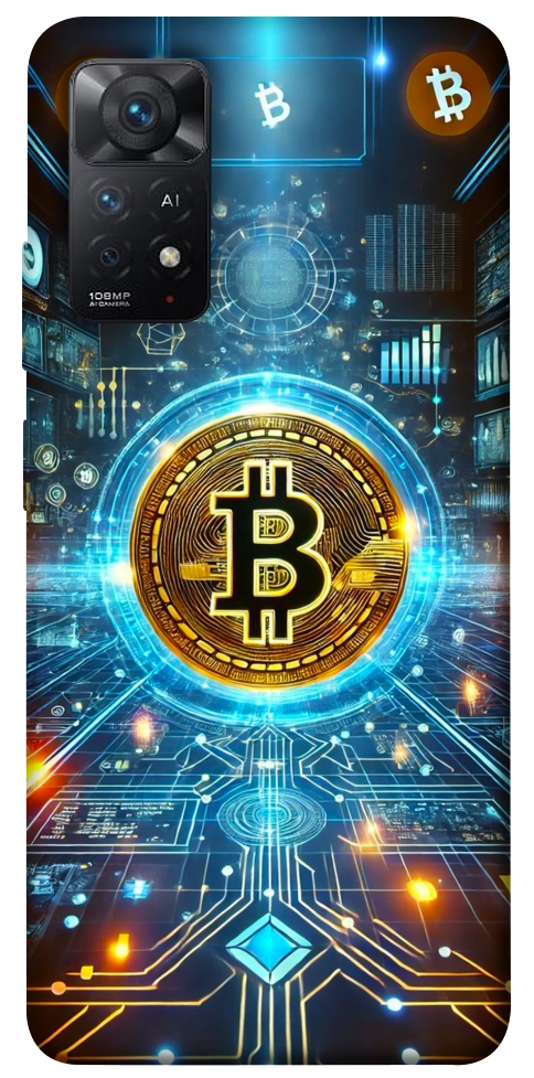 Чехол Neo bitcoin для Xiaomi Redmi Note 11 Pro 5G