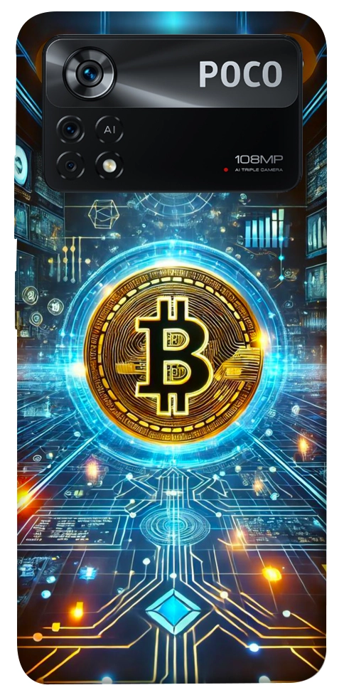 Чехол Neo bitcoin для Xiaomi Poco X4 Pro