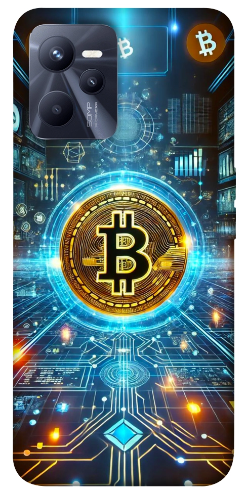Чехол Neo bitcoin для Realme C35