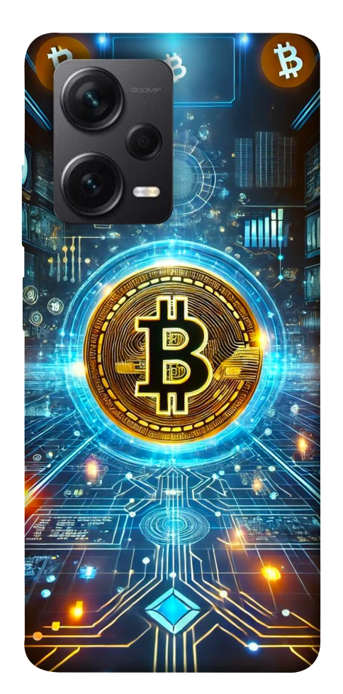 Чехол Neo bitcoin для Xiaomi Redmi Note 12 Pro 5G