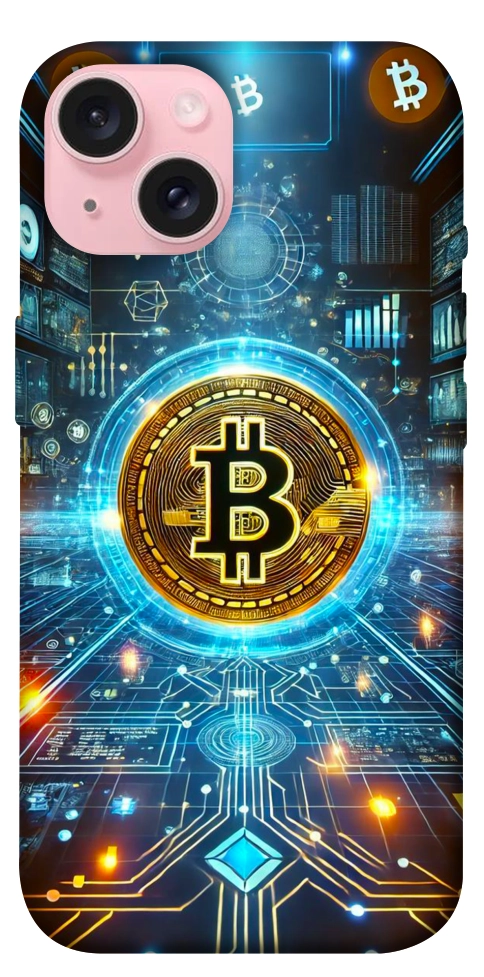 Чехол Neo bitcoin для iPhone 15