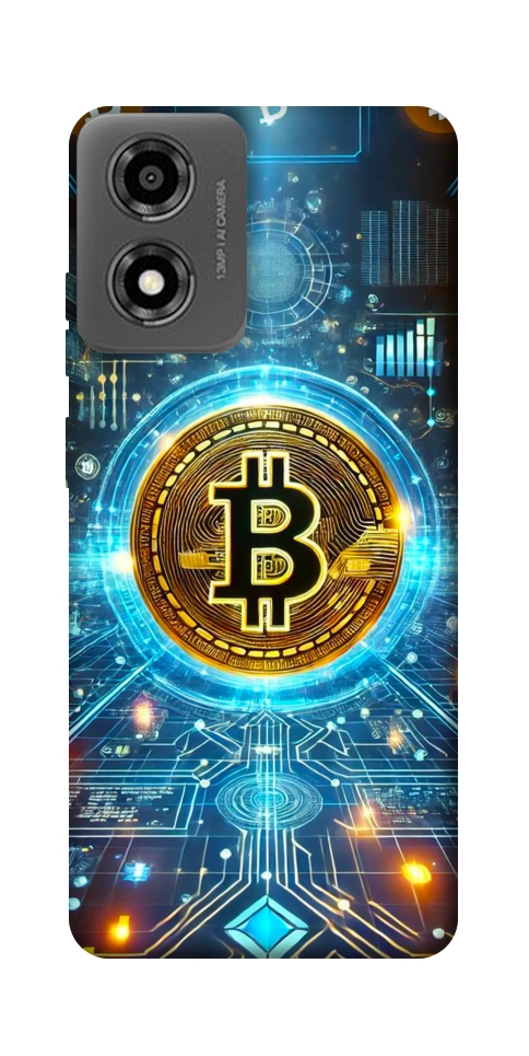 Чехол Neo bitcoin для Motorola Moto E14