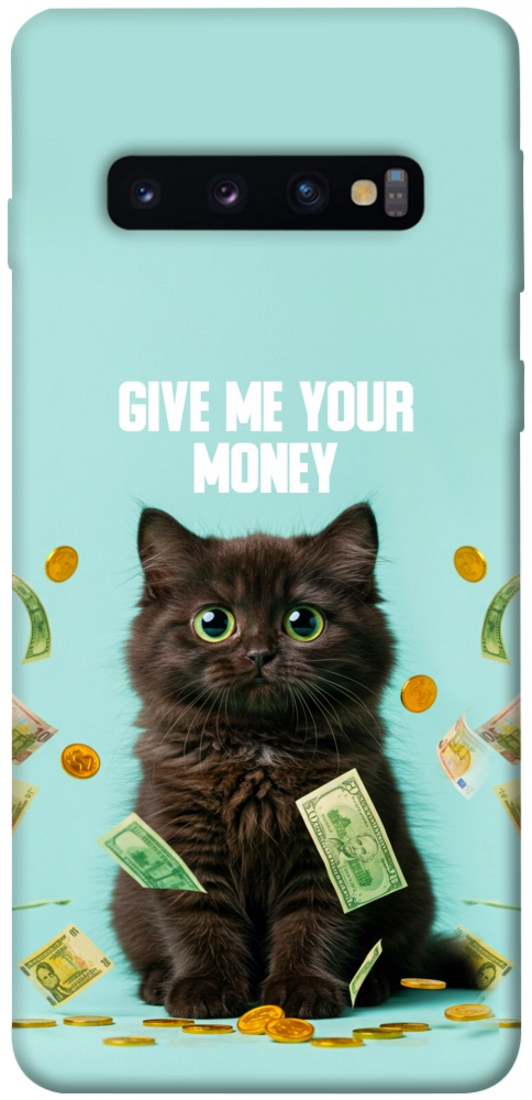 Чехол Money cat для Galaxy S10 (2019)