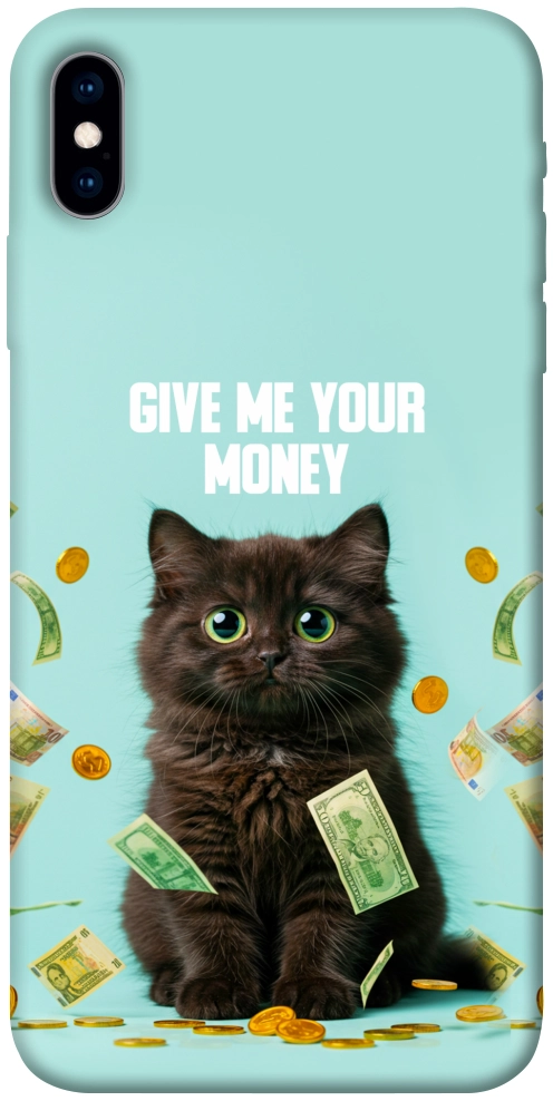 Чехол Money cat для iPhone XS